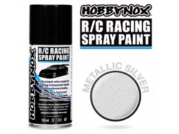 Hobbynox Metallic Silber R/C Racing Sprühfarbe 150ml